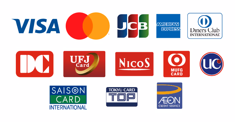 お支払い方法:銀行振込・クレジットカード対応